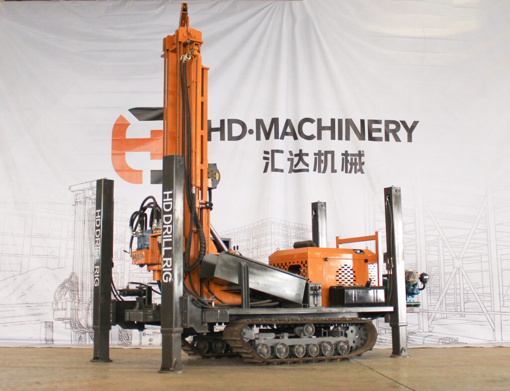 Hydraulic Crawler Mounted Water Well Drilling Machine